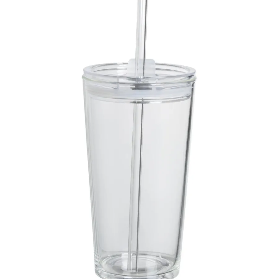 Drinkbeker Met Rietje Holo - 650 ml^ Fashion