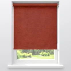 Fenstr Rolgordijn Gus Velours Cognac Deels Verduisterend^ Outlet