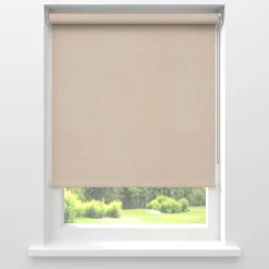 Fenstr Rolgordijn Gus Velours Zand Deels Verduisterend^ New