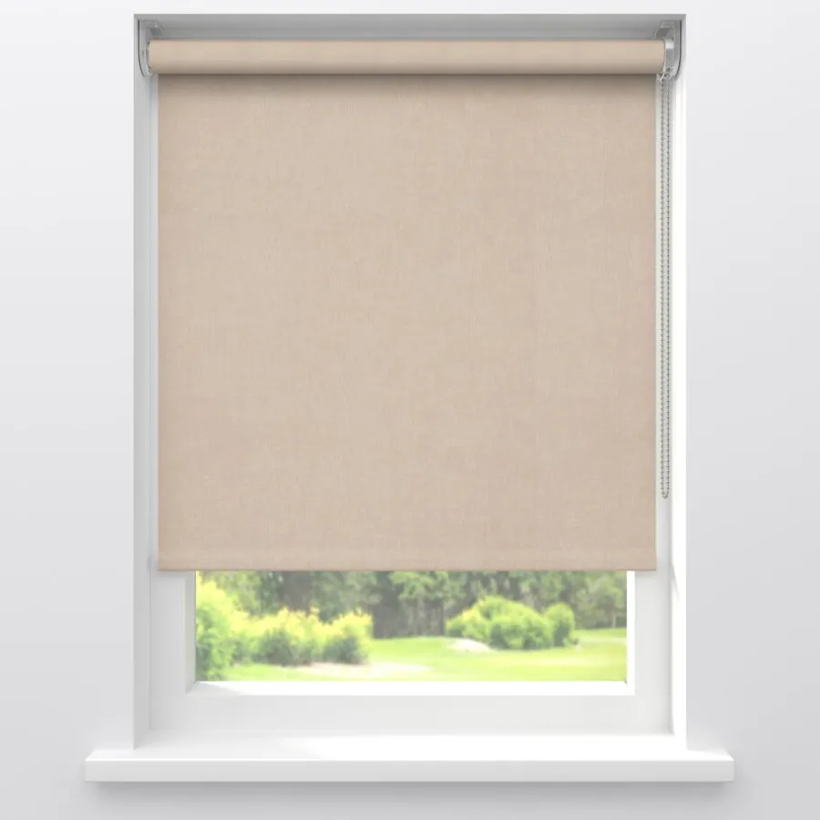 Fenstr Rolgordijn Gus Velours Zand Deels Verduisterend^ New
