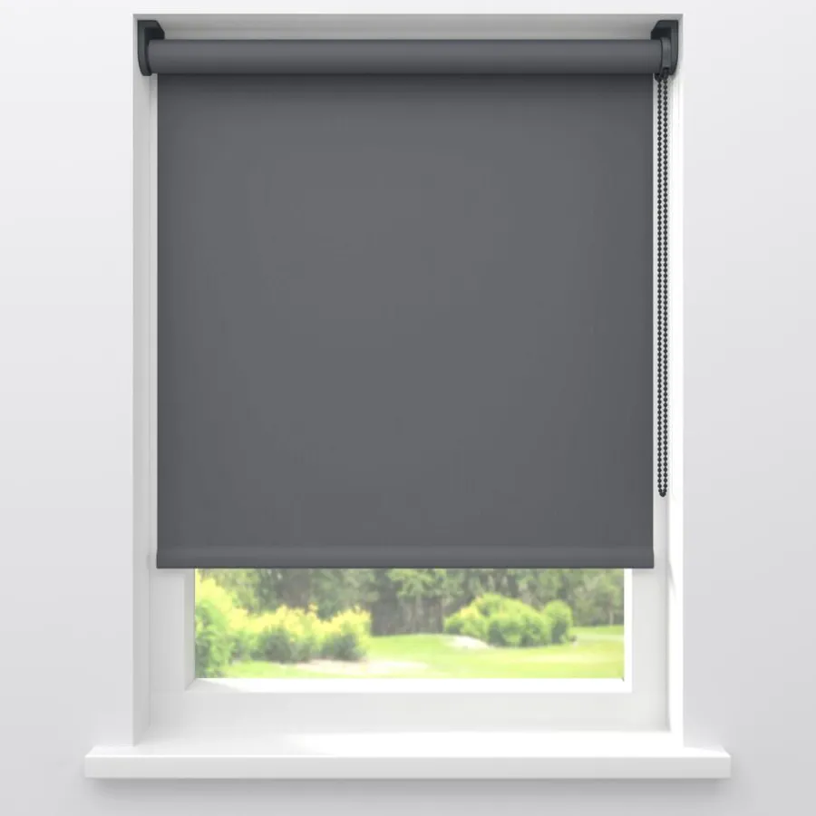 Fenstr Rolgordijn Mara Antraciet Verduisterend^ Hot