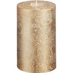 Kaars Rustiek Goud 7x11 cm^ Discount