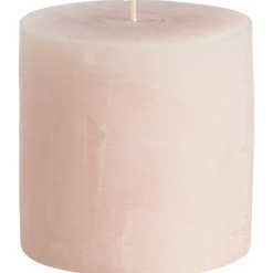 Kaars Rustiek Koraal 10x10 cm^ Clearance