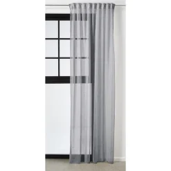 Kant En Klaar Gordijn Nikie Antraciet^ Clearance