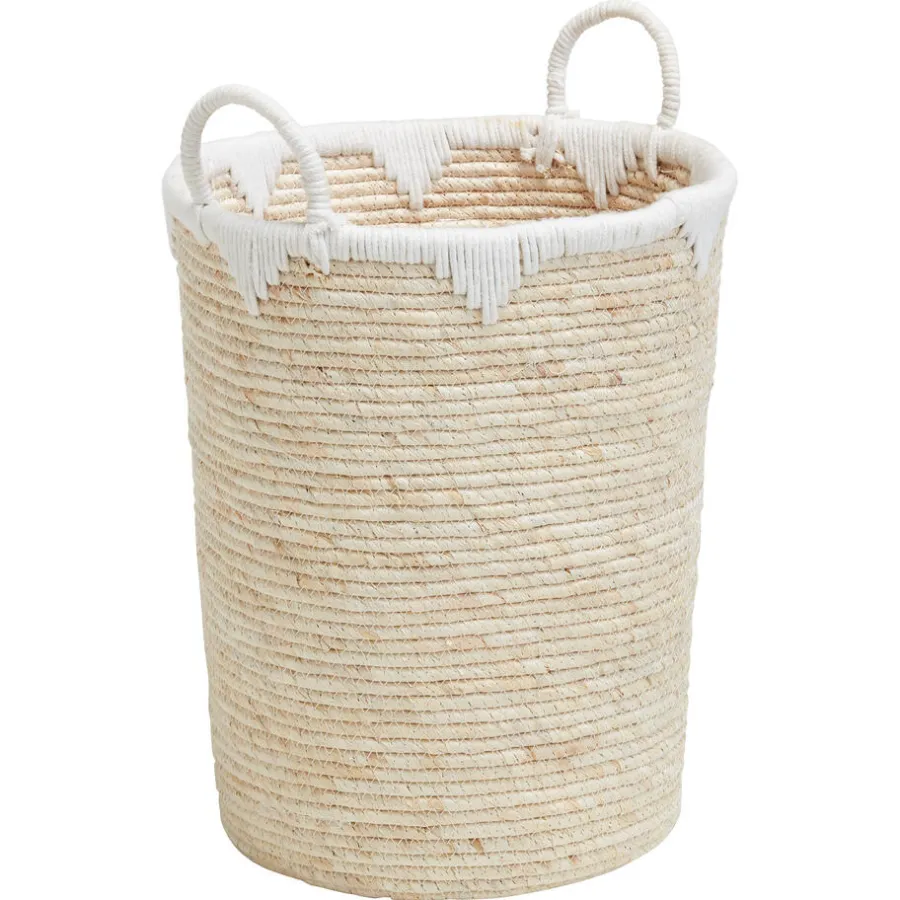 Mand Leida Naturel ø 32x38 cm^ Hot