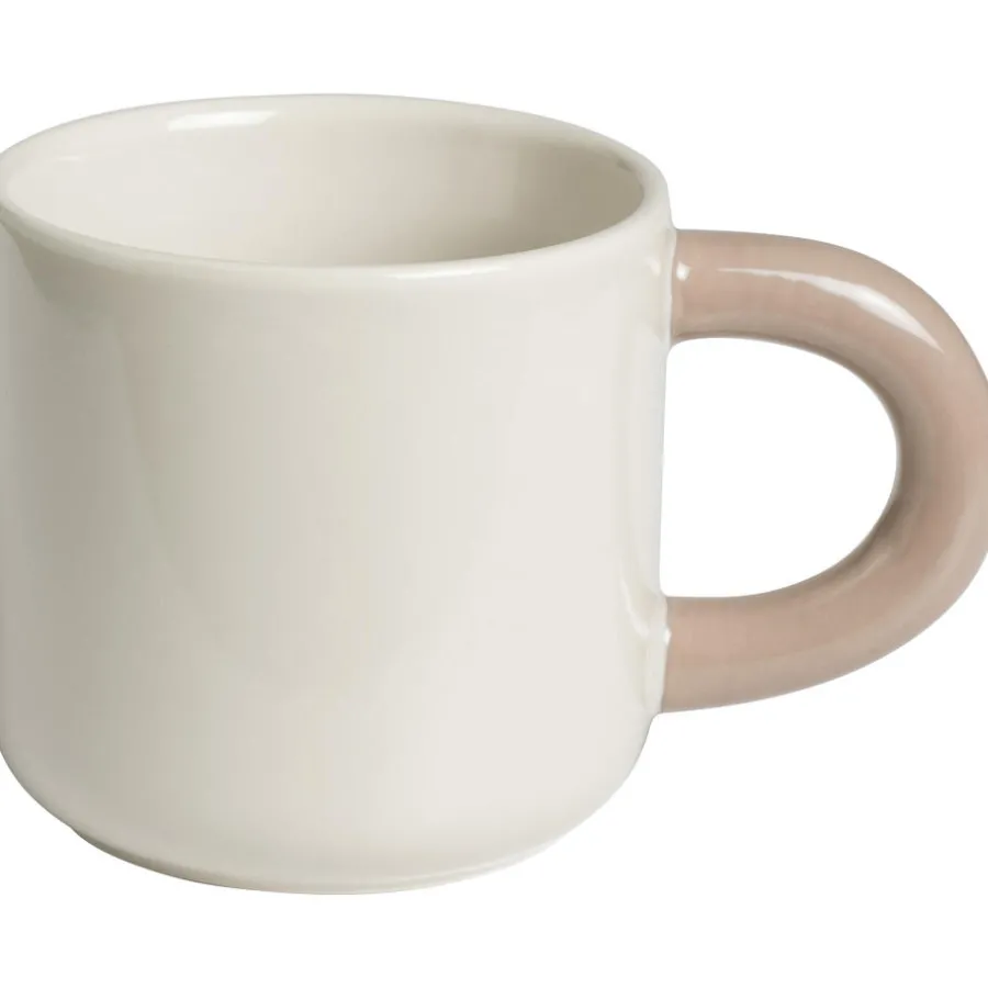 Mok Met Oor Shapes Zand-Bruin 300ml^ New