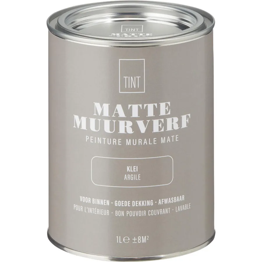 Muurverf Mat Klei 1 l^ Discount