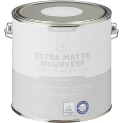 Muurverf Professional Ash Grey 2.5 l^ Outlet