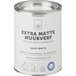 Muurverf Professional Basic White 1 l^ New