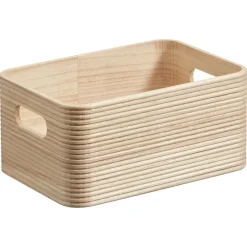 Opbergkist Husum Hout Naturel 23x16x10 cm^ Fashion