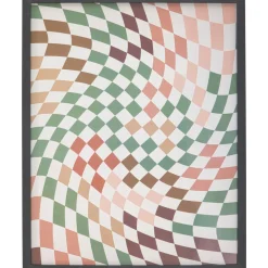 Poster Grafisch Blocks Multicolor 40x50 cm^ Outlet