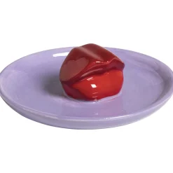 Sieradenschaaltje Lippen Lila 11 cm^ Outlet