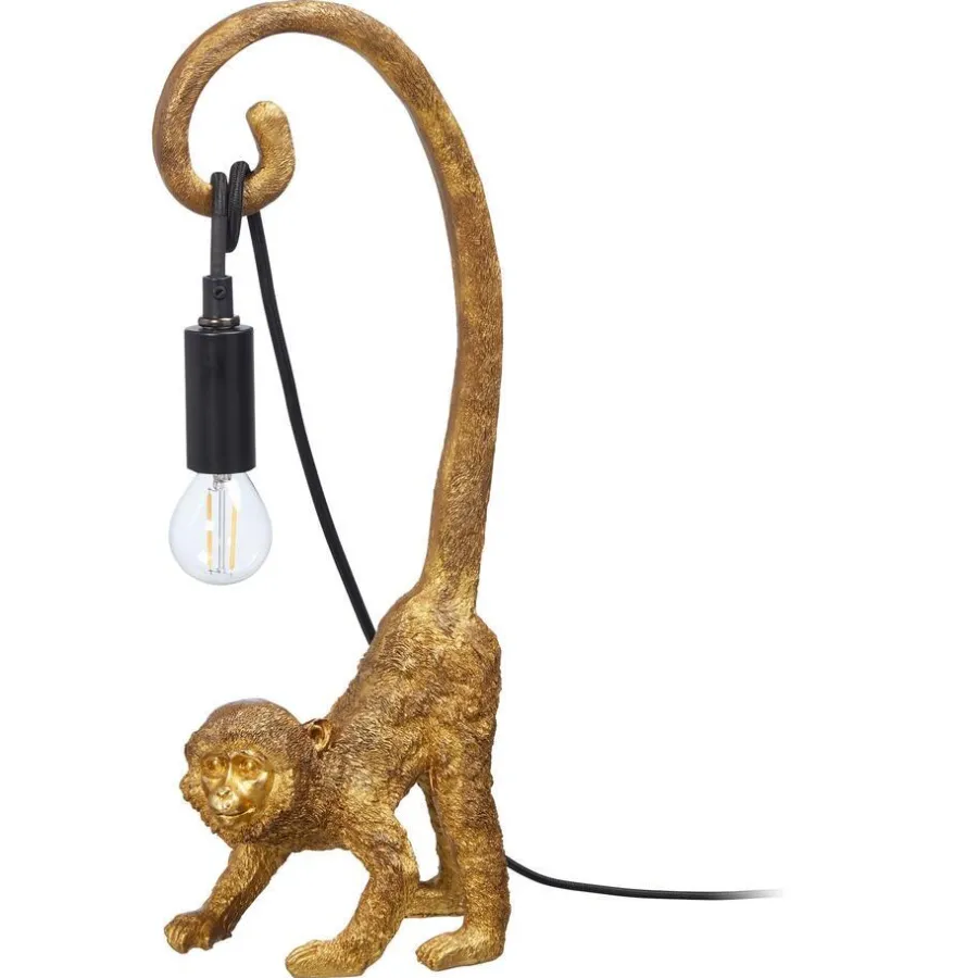 Tafellamp Aap Goud^ Clearance