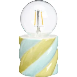 Tafellamp Swirl Groen-^ Fashion