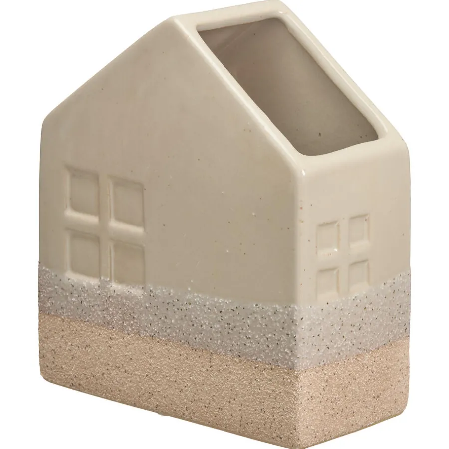 Vaas Huis Naturel 14x7,2x15,5 cm 14x7x16 cm^ Sale