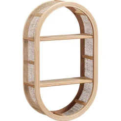 Wandkast Ovaal Naturel^ New