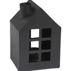 Waxinelichthouder Huis Metaal 13 cm^ Discount