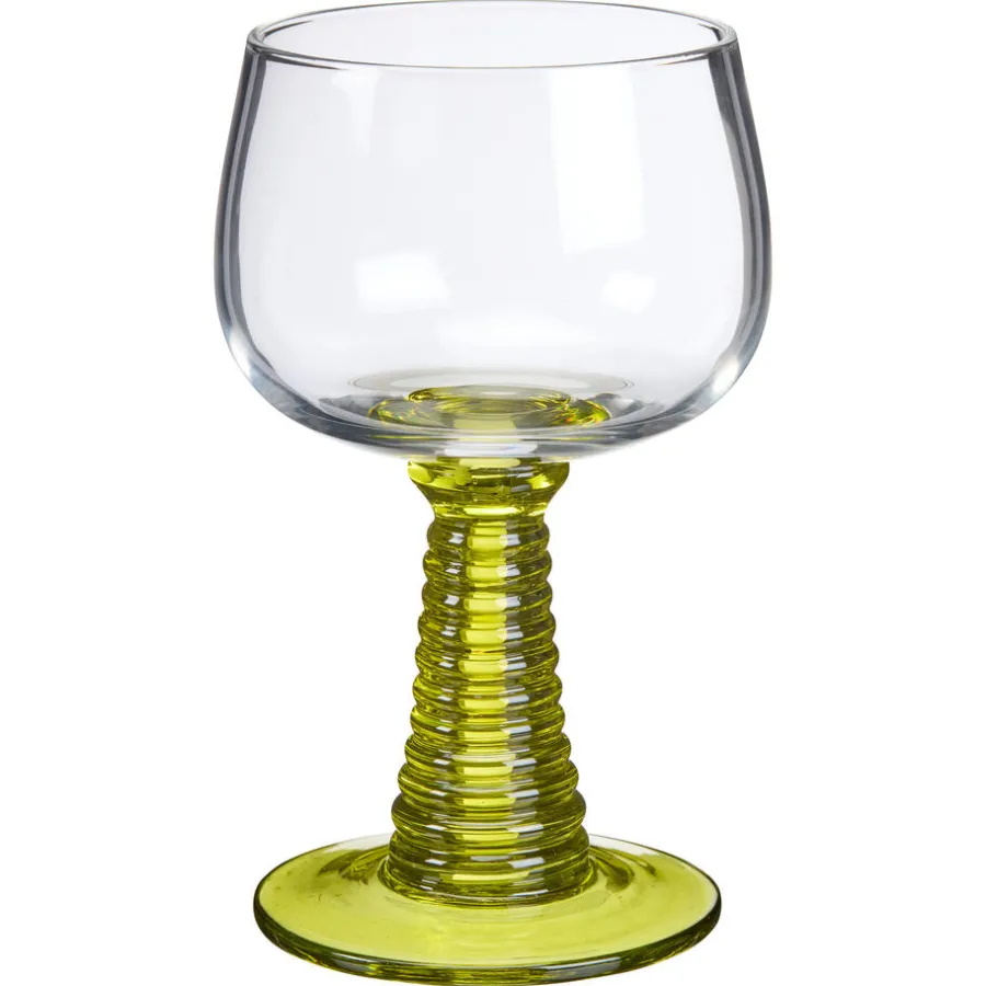 Wijnglas Ribbel Lime/ - 230 ml^ Sale